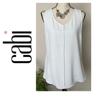 cabi #3076 Black and White Domino Blouse